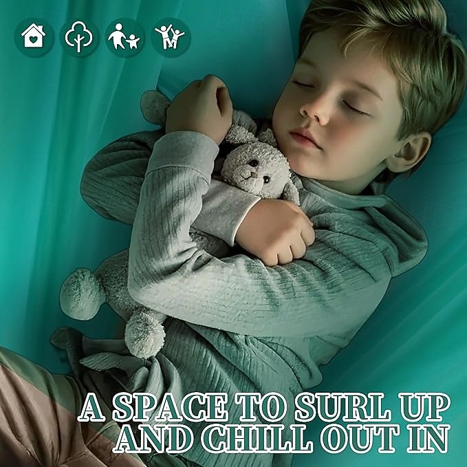 sensorische schommel voor kinderen en volwassenen, geschikt voor 136 kg aan binnen- en buitensensorische schommel, dubbele laag behandeling voor kinderen met autisme, inclusief ophangset 2026 - $92.99 –P5