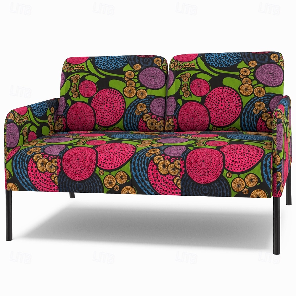 Sofföverdrag i 100 % bomull, lämpligt för Glostad-soffa, blommiga växter, vadderade överdrag 2025 - $140.99 –P12