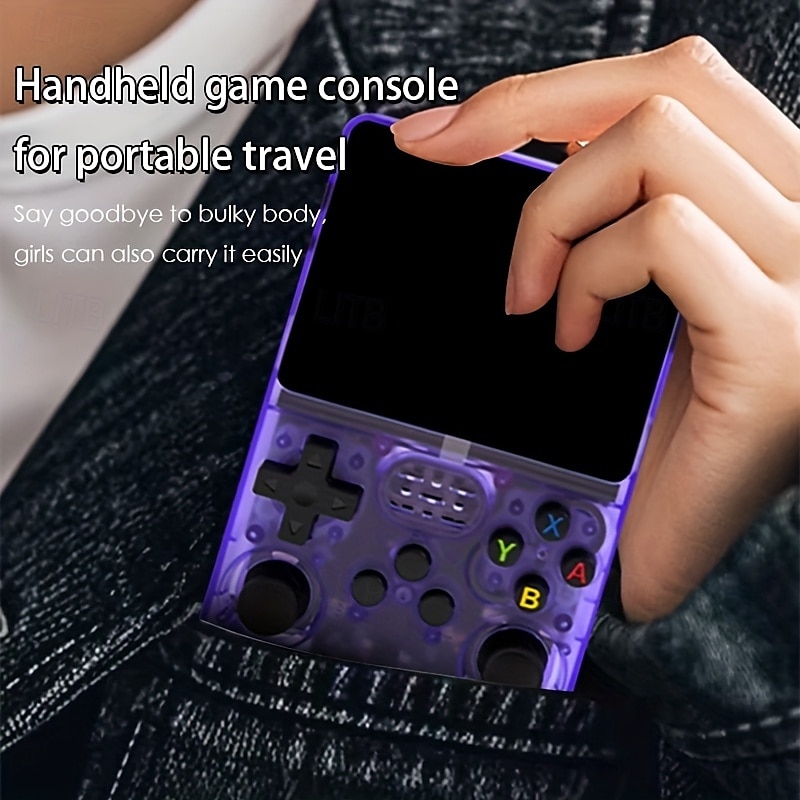 Consolă de jocuri portabilă R36S, ecran IPS de 3,5 inch, consolă de jocuri retro, sistem Linux, ecran, player video portabil de buzunar, articole esențiale pentru călătorii, 64 GB și 128 GB memorie extra mare 2025 - $67.99 –P3