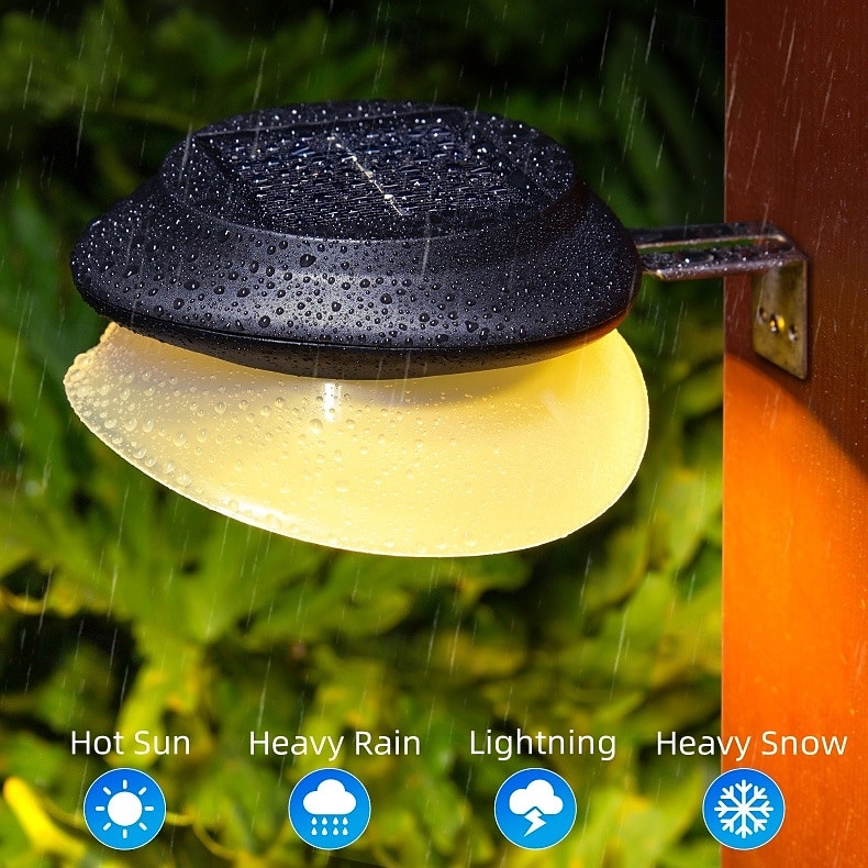 Solar Fence Lights Outdoor Wall Lights 9 LED Super Bright Waterproof Wireless Security for Garden Wall Yard Deck 2026 - $17.99 –P1