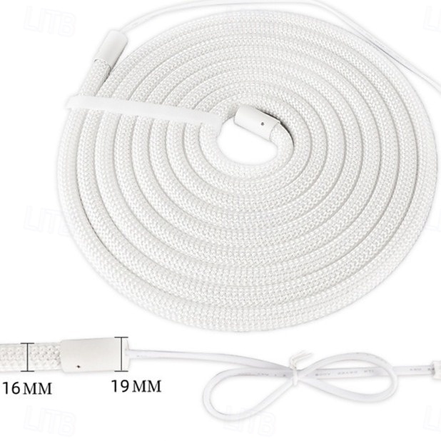 Bande lumineuse LED néon 2 m/3 m/5 m, bande lumineuse étanche à 360 degrés avec télécommande de synchronisation musicale &Éclairage flexible alimenté par USB pour salle de jeux intérieure/extérieure, de 2025 ? $25.99 –P2
