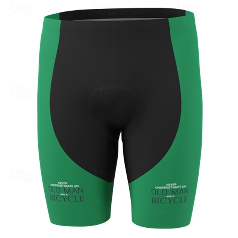 Herr Cykelvägshorts Cykelshorts Vadderade cykelbyxor Cykel Shorts Underdelar Formpassad Bergscykling Vägcykling sporter 3D Tablett Andningsfunktion Snabb tork Svettavvisande Gul Röd Kläder Cykelkläder 2025 - $25.99 –P8