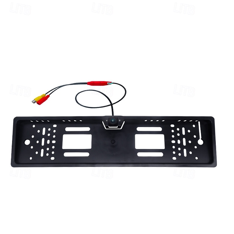 Telecamera posteriore con cornice per targa UE con visione notturna a 8 LED – Telecamera di retromarcia impermeabile per parcheggio auto del 2025 a $28.99 –P4
