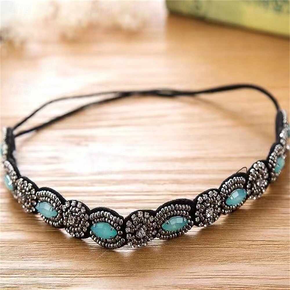 1 fascia per capelli con perline di strass, elastici per capelli per donne, donne e ragazze, accessori per capelli multicolore da 20 a 26,8 pollici del 2025 a $8.99 –P9