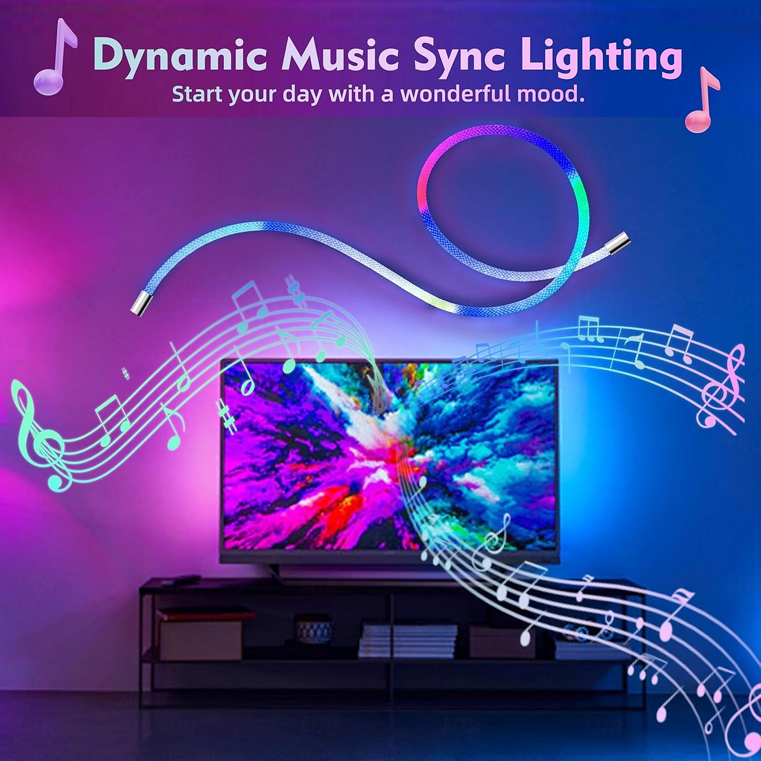 2M/3M/5M Neon LED Strip Lights 360 Luminous Waterproof Strip with Music Sync Remote & APP Control USB-Powered Flexible Lighting for Indoor/Outdoor Gaming Room Bedroom and Wall Decor 2025 - $25.99 –P3