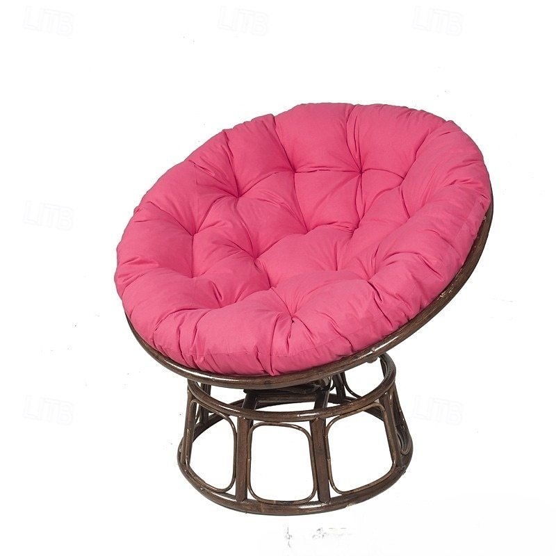 Coussin rond pour balcon, patio, jardin, extérieur ou intérieur, coussin de chaise suspendu, coussin de remplacement pour chaise en forme d'œuf de 2025 ? $18.49 –P14