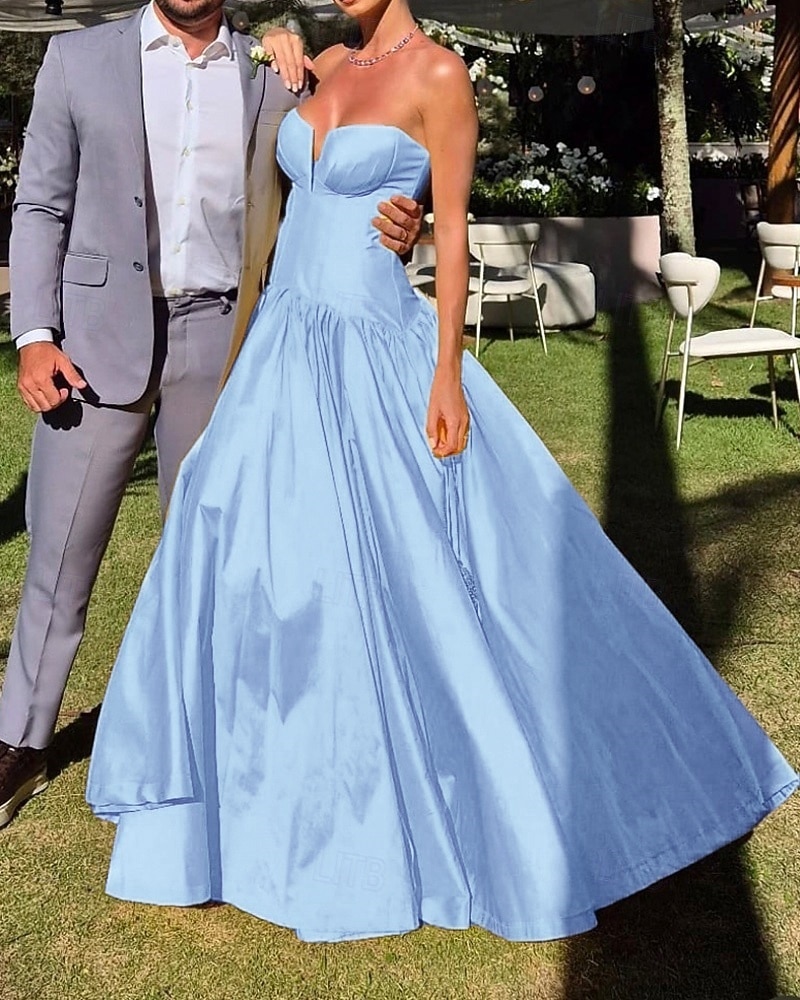 green emerald velvet dress A-Line Evening Gown Celebrity Style Dress Carnival Christmas Red Green –  JiMiss Dresses main image 0