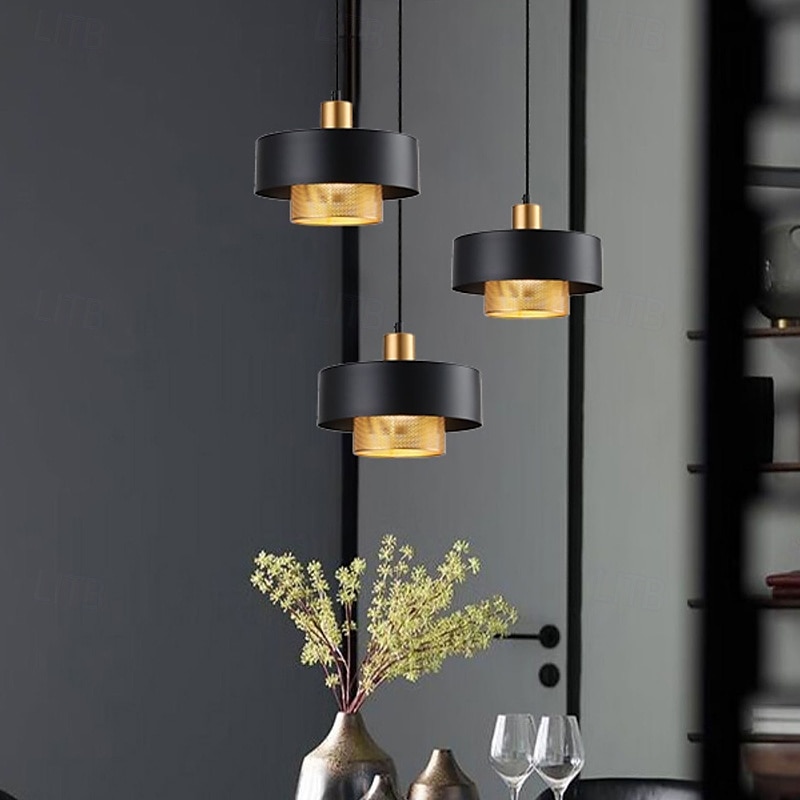 25 cm Pendant Lantern Design Geometric Shapes Pendant Light Metal Artistic Style Modern Style Novelty Artistic Nordic Style 110-120V 220-240V 2025 - $121.99 –P1
