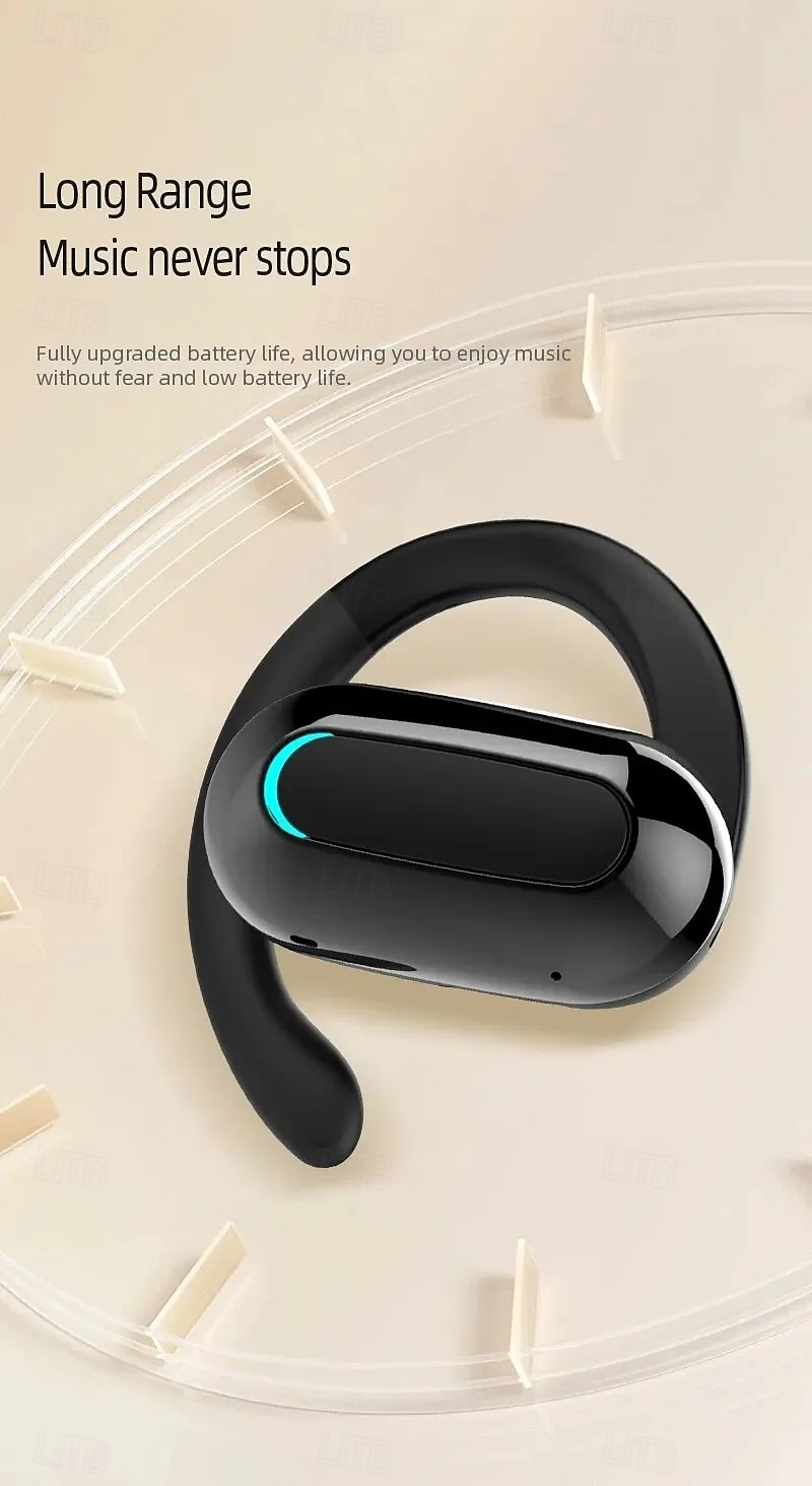 2025年 M-F9 Bluetooth 5.3 ワイヤレスイヤーフックイヤフォン – オープンイヤーTWSヘッドフォン ENCノイズキャンセリング 低遅延ゲーミング IOS  Android用  コレクション – $22.99 –P13