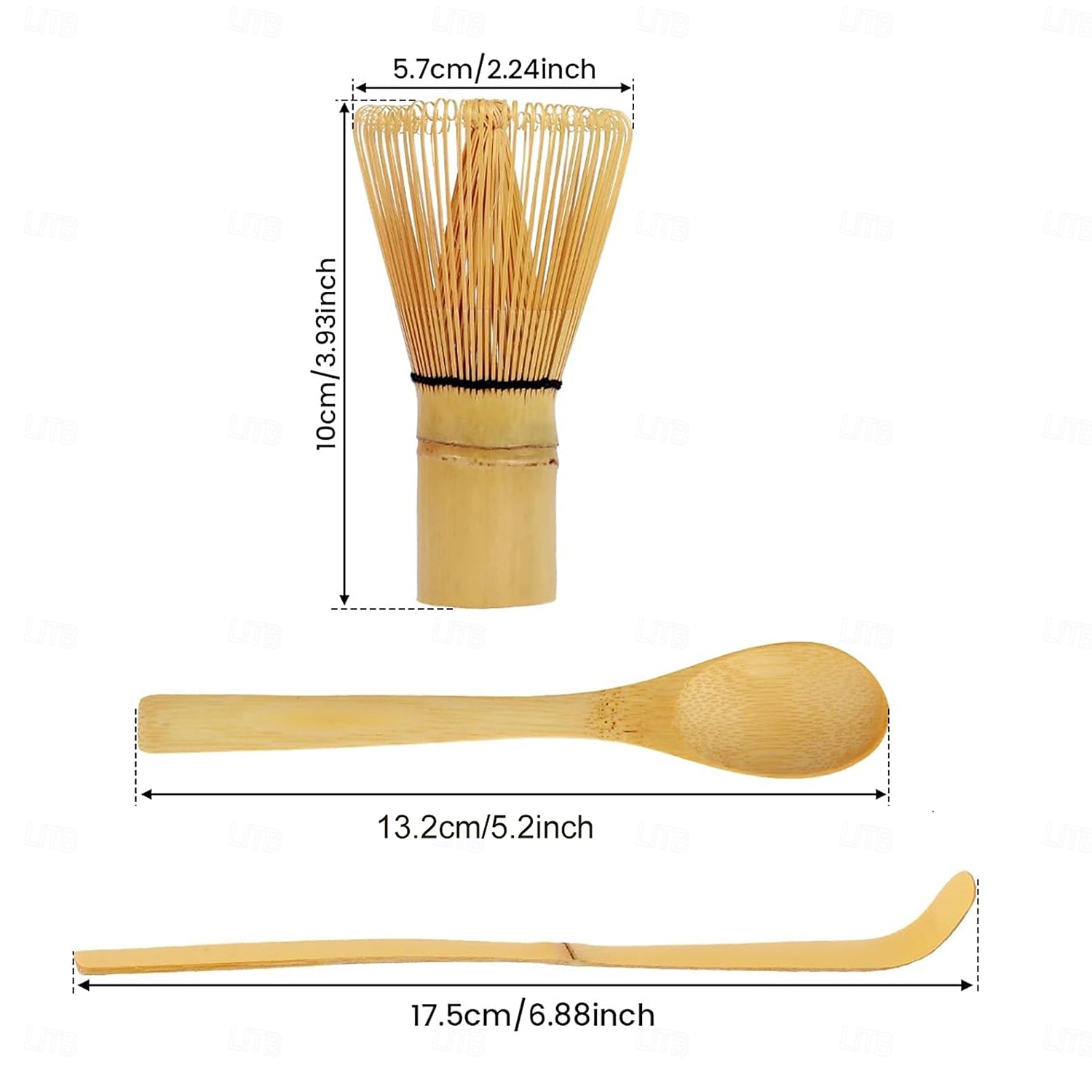 Ensemble de fouets à matcha, fouet japonais en bambou Chasen, cuillère à thé et cuillère à thé, ensemble chashaku, ensemble de fouets pour la cérémonie du thé vert de 2025 ? $23.99 –P3