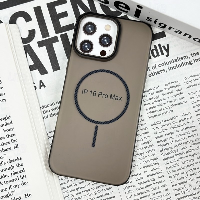 Magnetic Phone Case for iPhone 16/15/14/13/12 Pro Max/Plus – Translucent PC Back Cover, MagSafe Compatible, Magnetic Adsorption, Wireless Charging Support 2025 - $19.99 –P10