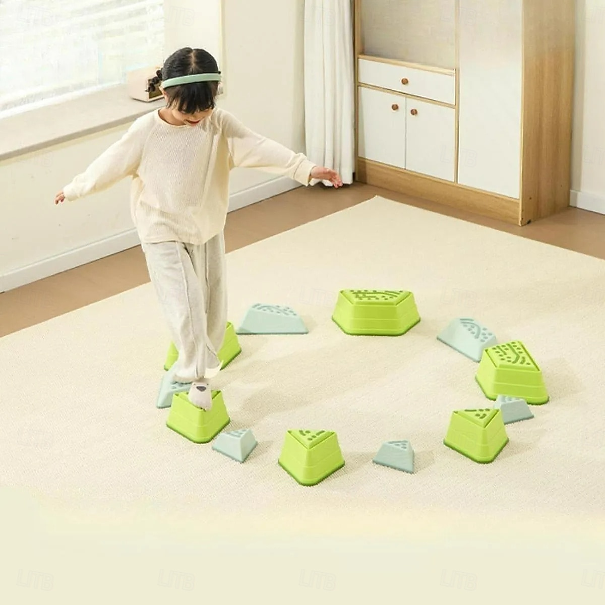 Kids Tactile Reef Stepping Stones - Sensory Integration Training River Crossing Stones for Ages 3-4 2025 - $58.99 –P1