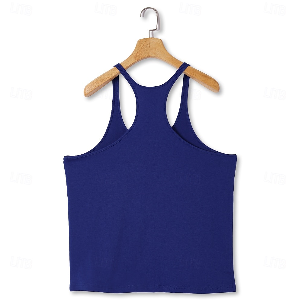 Bărbați Bluză Vestă Cămașă fără mâneci Tricou Gym Muscle Fără manșon În U Vară Simplu Modă Clasic Comfortabil Casual Sport Concediu Negru Alb Galben Top tricou pentru bărbați 2025 - AU $18.89 –P8