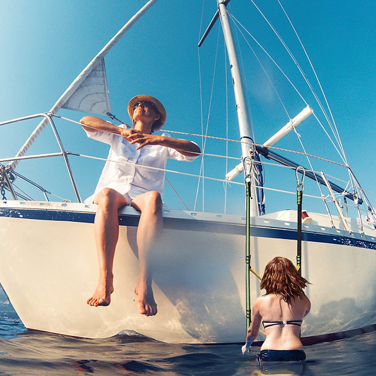 Detachable Rope Ladder For Lnflatable Boats,Jet Skis, Cruise, Assist Boat Folding Ladder 2026 - $29.99 –P7