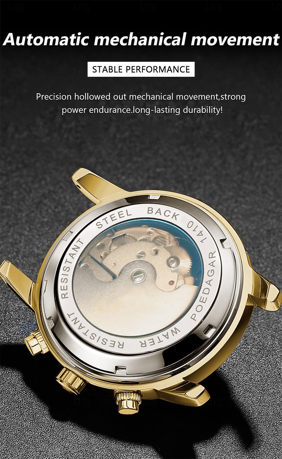 Luxury Hollow Tourbillon Men Watches Waterproof Luminous Automatic Mechanical Watch Date Week Stainless Steel Men Watch 2025 - $58.99 –P8