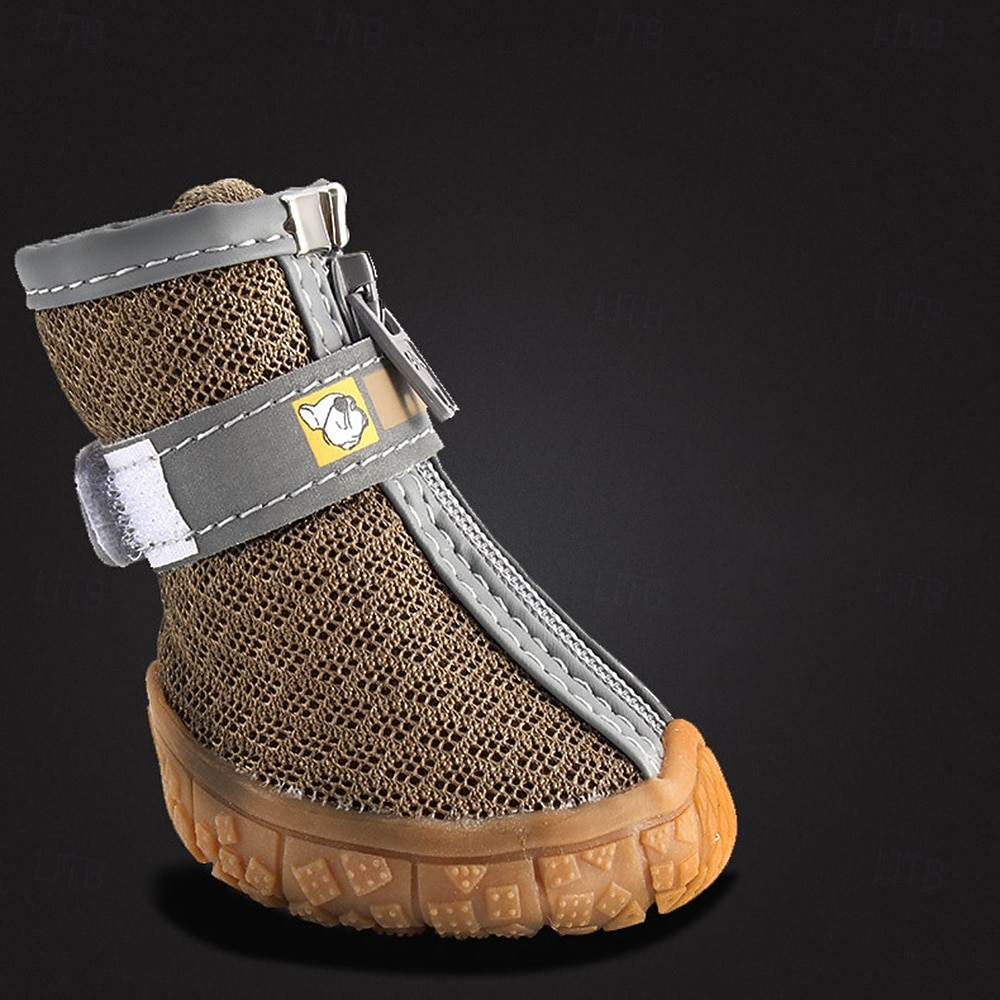 обувь для собак больших, маленьких и средних пород - дышащие ботинки для собак летом, для защиты лап на жарком асфальте, для прогулок на улице зимой, для снега, противоскользящие резиновые ботинки для 2026 - $30.99 –P8