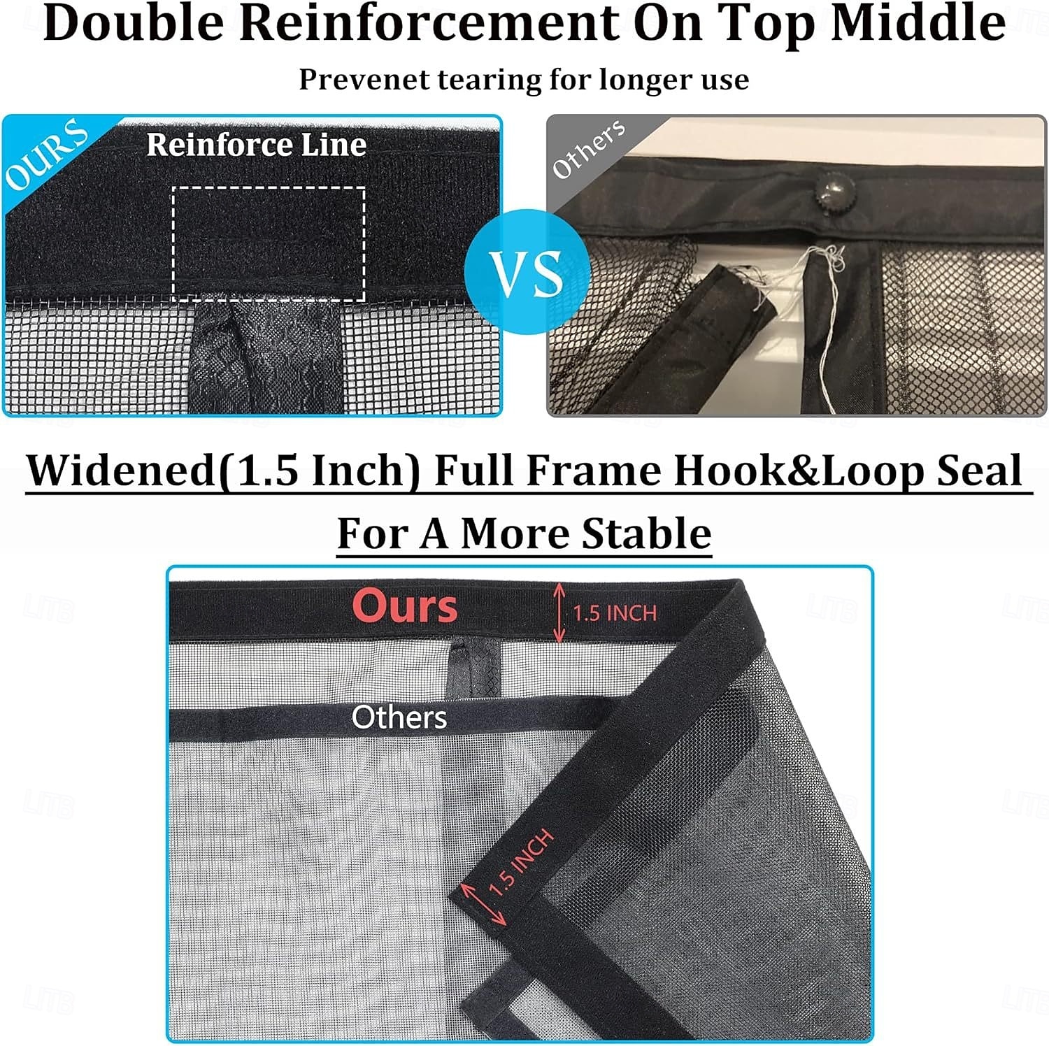 Magnetic Screen Door Portable, Fly Or Bug Screen Magnetic, Doorway Mosquito Net For Sliding Door,Garage,Patio,Kitchen,Living,Window Room,Bedroom,Bar,Pet and Kid Easy Entry 2025 - $15.49 –P5