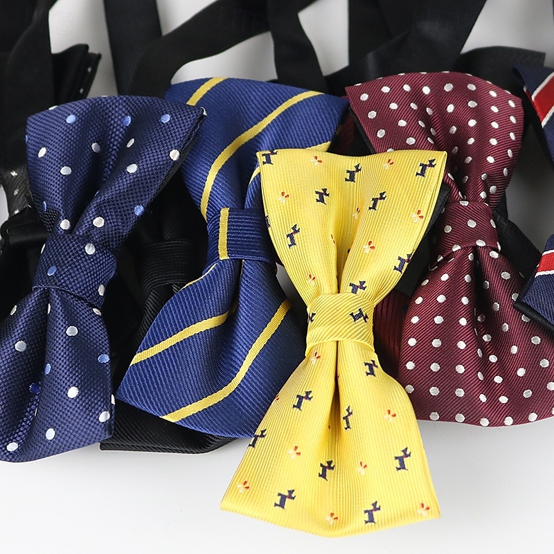 Per uomo Papillon Affari Moderno Contemporaneo A Pois Motivo Ricevimento di matrimonio Abbigliamento quotidiano del 2025 a $3.99 –P1