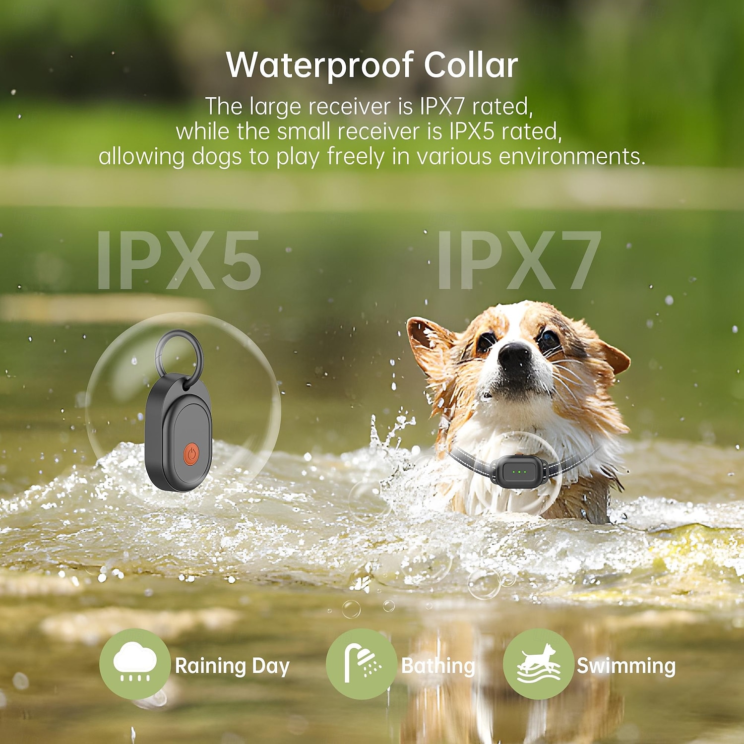 Système de clôture pour animaux de compagnie rechargeable et enterré pour chiens, kit de confinement invisible et durable pour chiens de 2025 ? $159.99 –P8