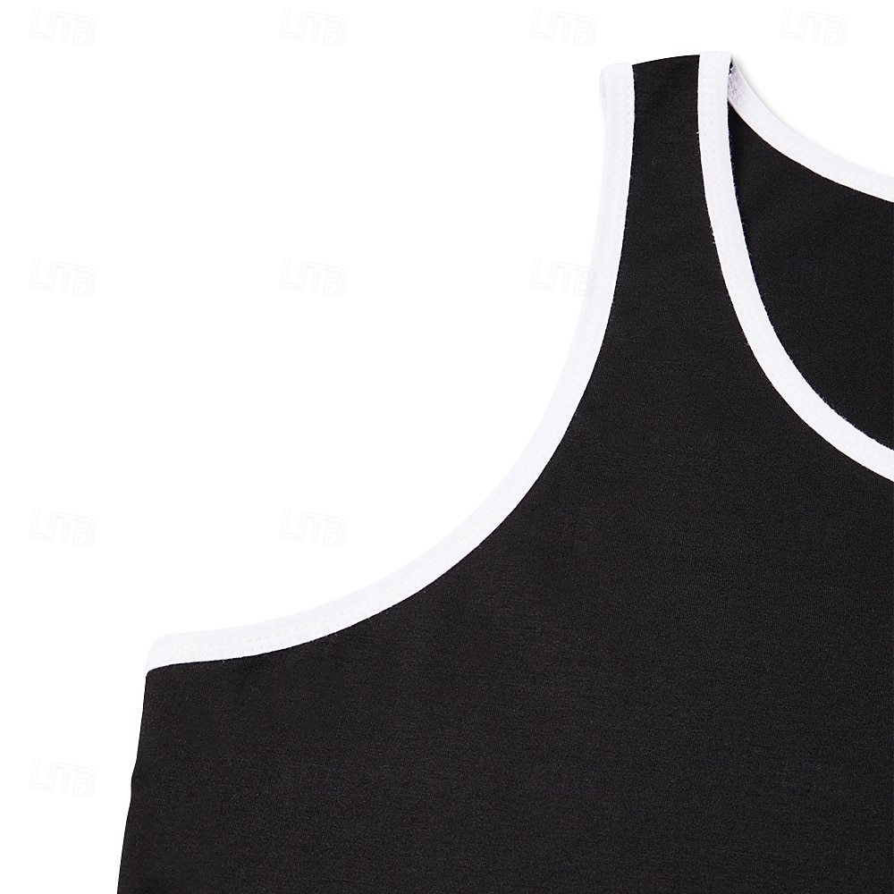 Men's Tank Top Vest Top Sleeveless Shirt Muscle Shirt Sleeveless Crew Neck Summer Coconut Tree Sports Fashion Comfortable Print Casual Beach Black White Green Top Tee for Men 2025 - AU $21.09 –P8