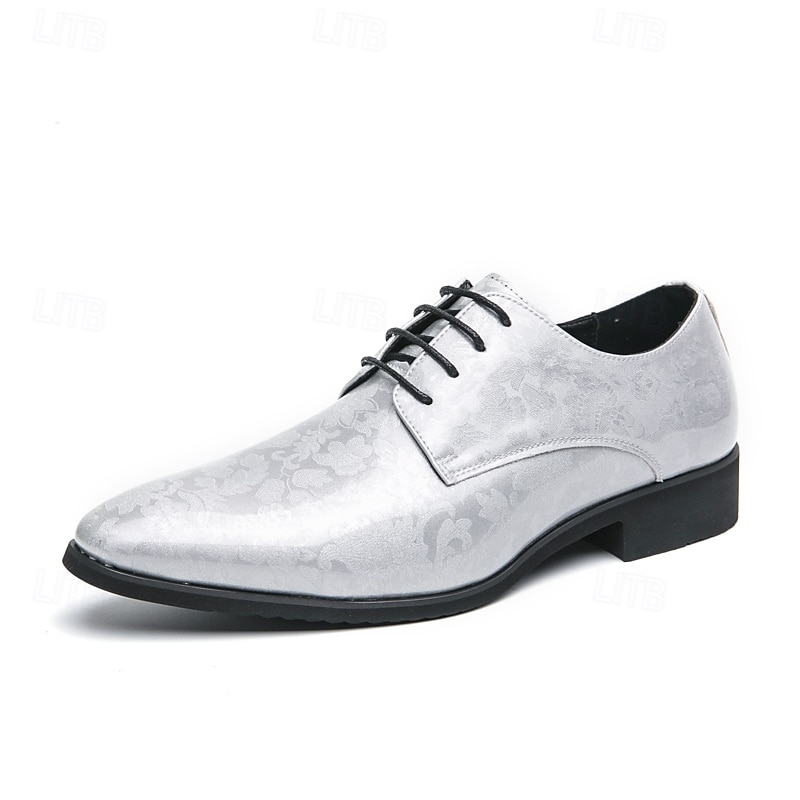 grüne, glänzende Oxford-Schuhe für Herren mit Schnürung – modisch, formell, geeignet für Geschäftstreffen und halbformelle Veranstaltungen 2025 - SGD S$41.04 –P2