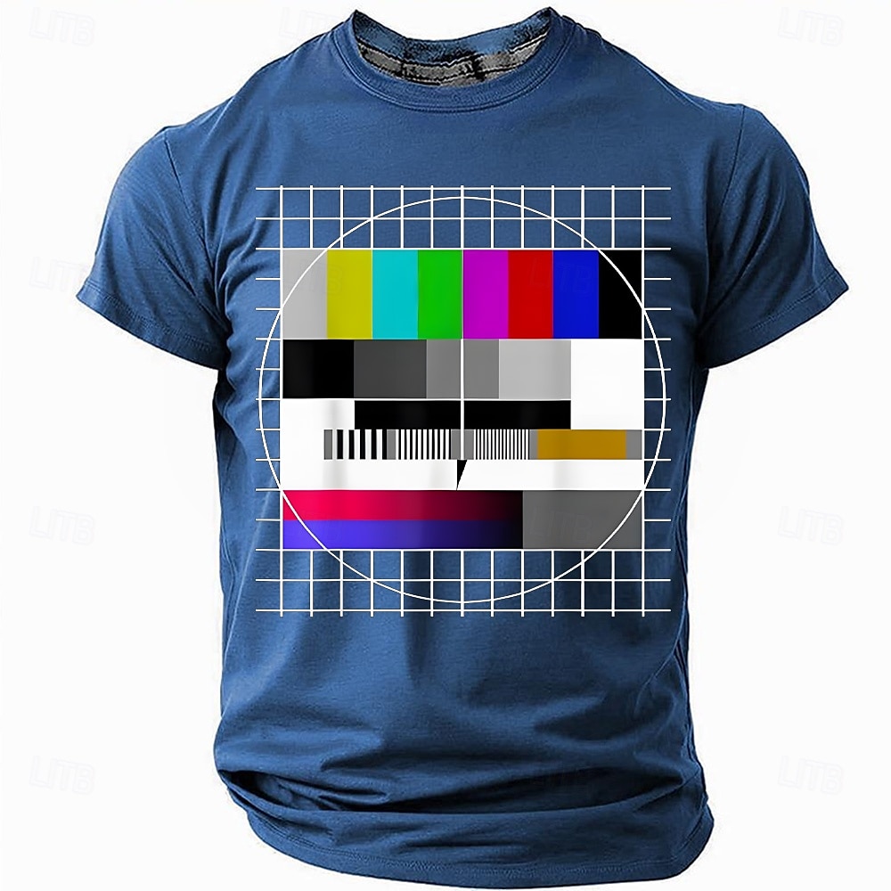 Herren Lustiger Slang T Shirt Kurzarm T-Shirt 3D-Druck Rundhalsausschnitt Hemd Mode Täglich Basic Straße Lässig Täglich Schwarz Rote Blau Sommer Frühling Bekleidung S M L XL XXL XXXL 2025 - $17.99 –P2