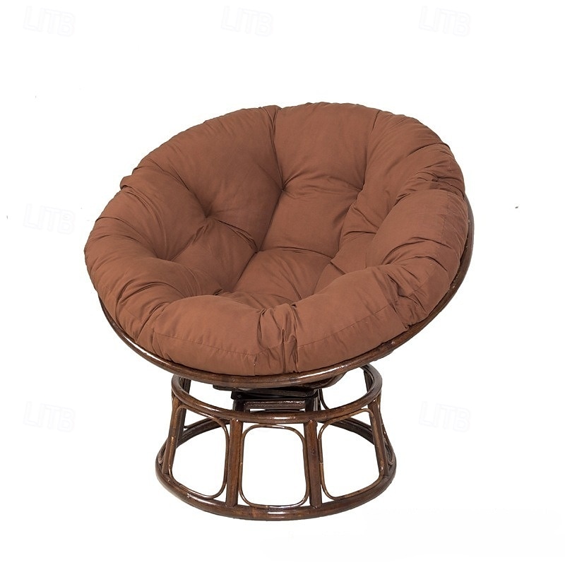 Coussin rond pour balcon, patio, jardin, extérieur ou intérieur, coussin de chaise suspendu, coussin de remplacement pour chaise en forme d'œuf de 2025 ? $18.49 –P4