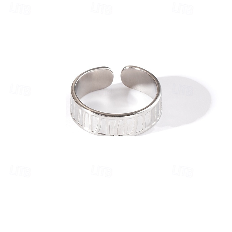 Bague / Anneaux For Femmes Quotidien Fête Date Acier de 2025 ? $14.49 –P6