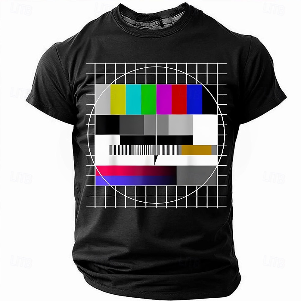 Herren Lustiger Slang T Shirt Kurzarm T-Shirt 3D-Druck Rundhalsausschnitt Hemd Mode Täglich Basic Straße Lässig Täglich Schwarz Rote Blau Sommer Frühling Bekleidung S M L XL XXL XXXL 2025 - $17.99 –P1