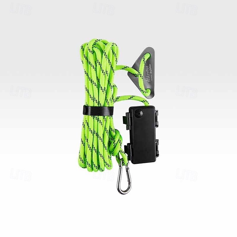 1 Pc Outdoor Camping Rope Light – Waterproof Camping Luminous Wind Rope, 5M/16.4FT, 3 Lighting Modes, Windproof Canopy Tent Rope with AA Battery Box, Perfect for Outdoor Atmosphere Lighting 2025 - $23.99 –P16