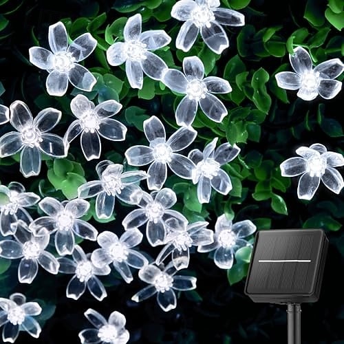 1 st. buitenzonne kersenbloesem lichtsnoer kampeertent binnenplaats tuin boom hek decoratieve verlichting bruiloft festival binnen en buiten decoratieve lichtsnoer 2026 - $15.99 –P10