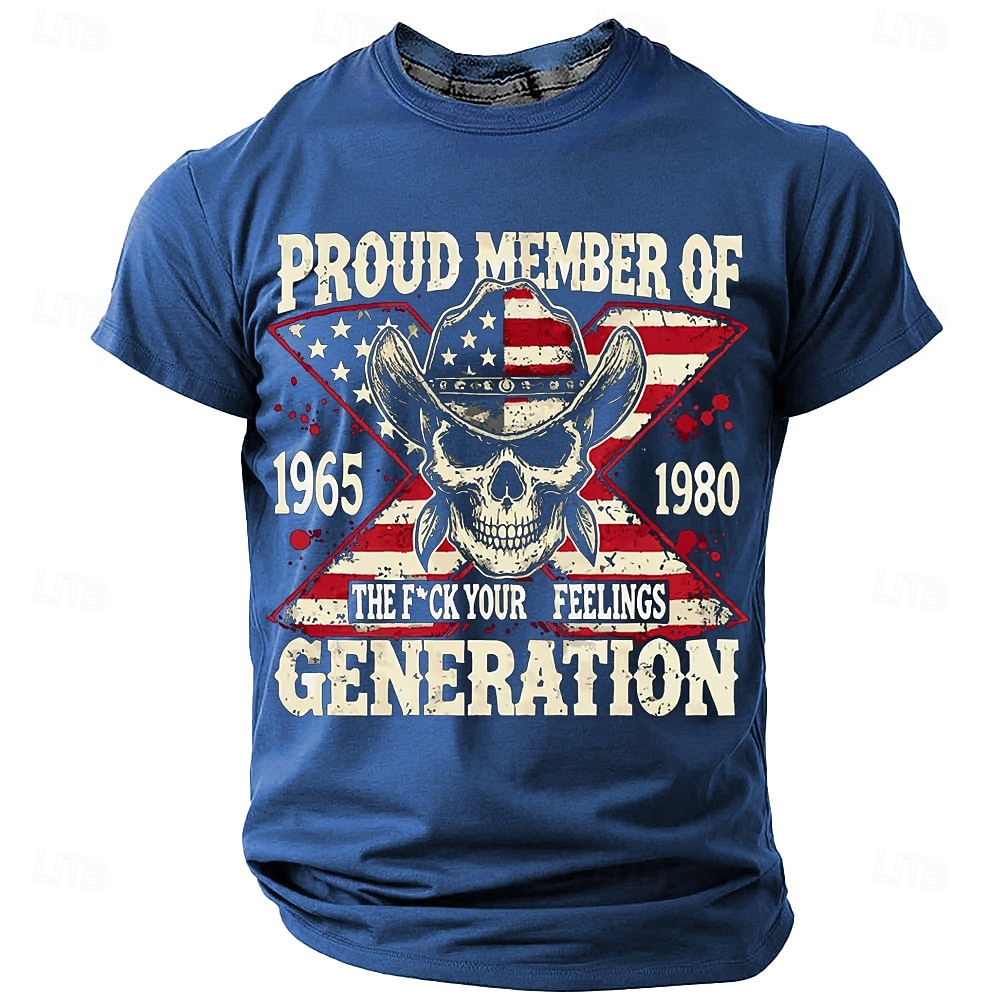 Men's F*ck Your Feelings Gen X Graphic T-Shirt - Proud Member 1965-1980 Short Sleeve 2026 - $19.49 –P1
