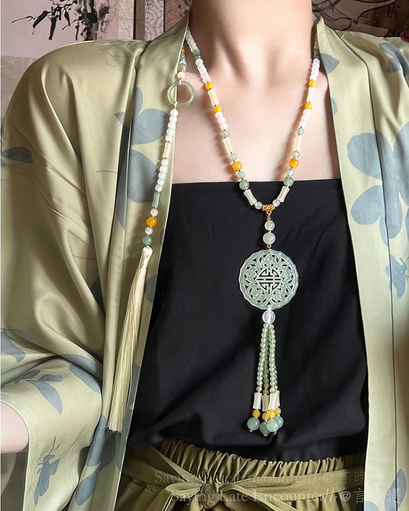 1 pièce Collier For Femmes Rue Quotidien Pierre Longue de 2025 ? $12.49 –P4