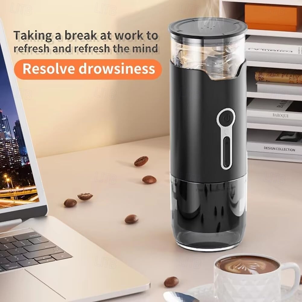 Portable Coffee Pot and Car Coffee Maker Portable brewer, travel coffee maker for camping, caravanning, hiking and office use, self-heating function 2025 - $59.99 –P10