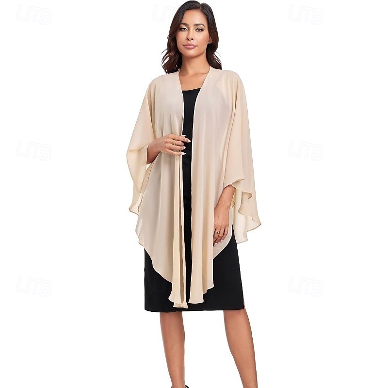 Șaluri și șaluri pentru femei pentru rochie de seară, eșarfă din șifon, eșarfă elegantă și moale din pashmina, eșarfă de mireasă pentru nuntă 2025 - $59.99 –P11