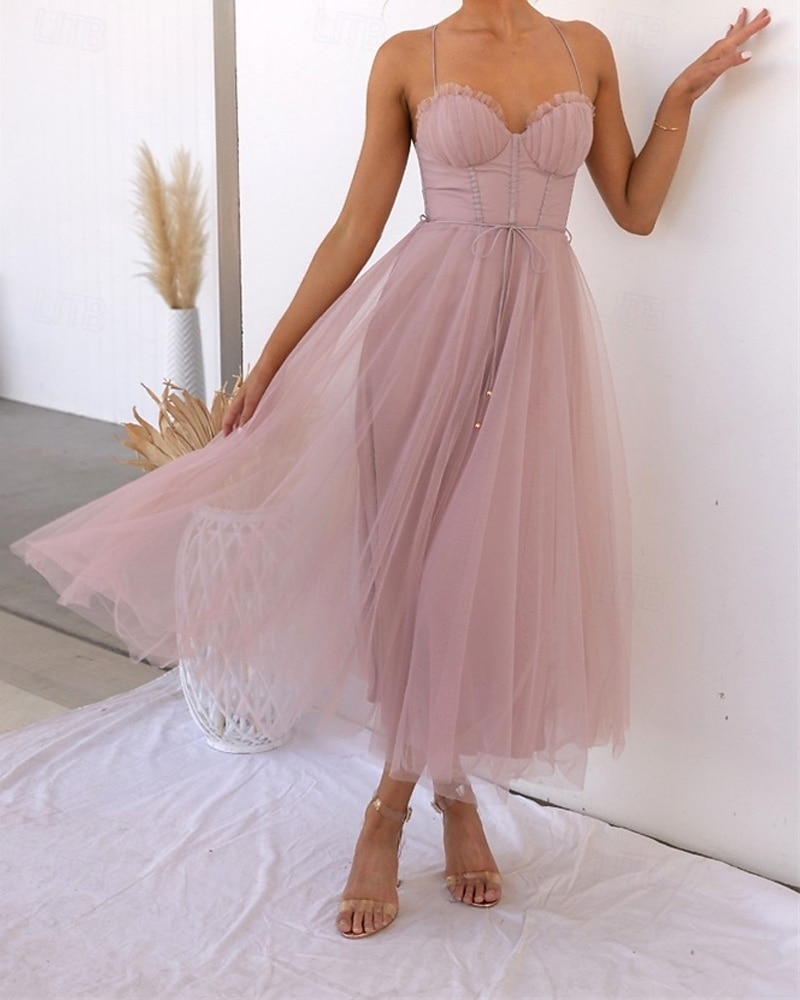 Pentru femei Rochie Lunga Rochie Maxi Rochie casual Rochie de Cocktail Rochie pentru invitata de nunta Rochii din Șifon Modă În aer liber Petrecere Concediu Fit regulat Simplu Fără manșon În V Negru 2025 - $31.99 –P7