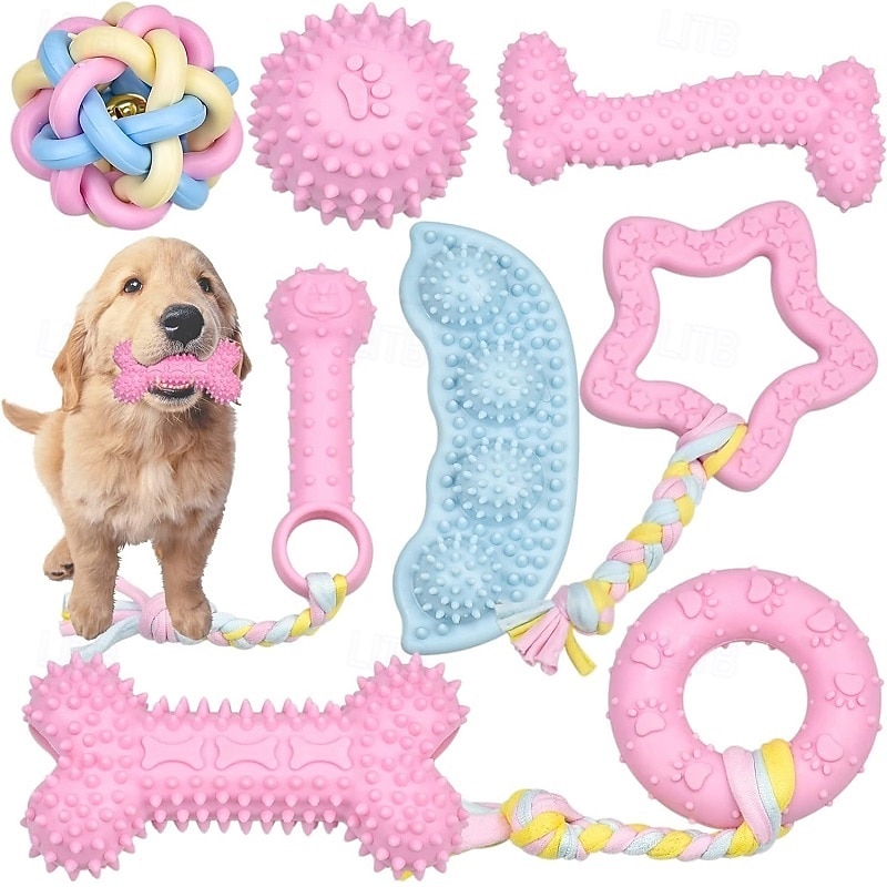 Ball Chew Toy Ball Launchers Interactive Toy Squeak Toy with Durable Pet Exercise Releasing Pressure Teething Rope Toy Teething Toy for Dog Indoor Outdoor Pet Play 2025 - $39.99 –P1