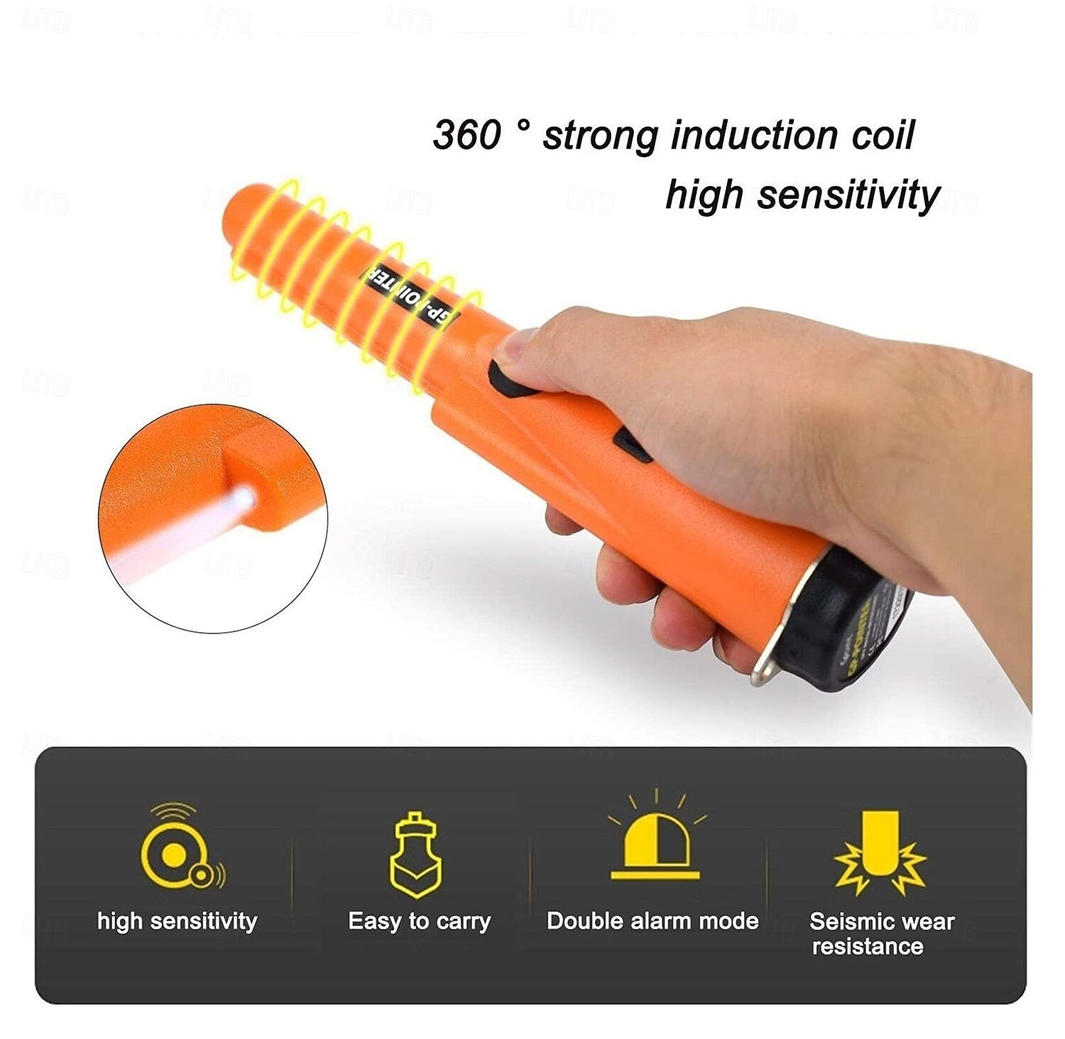 700 Handheld Metal Detector Waterproof GP Pointer with LED Light for Outdoor Treasure Hunting, Archaeology & Security Inspection 2025 - $117.99 –P10
