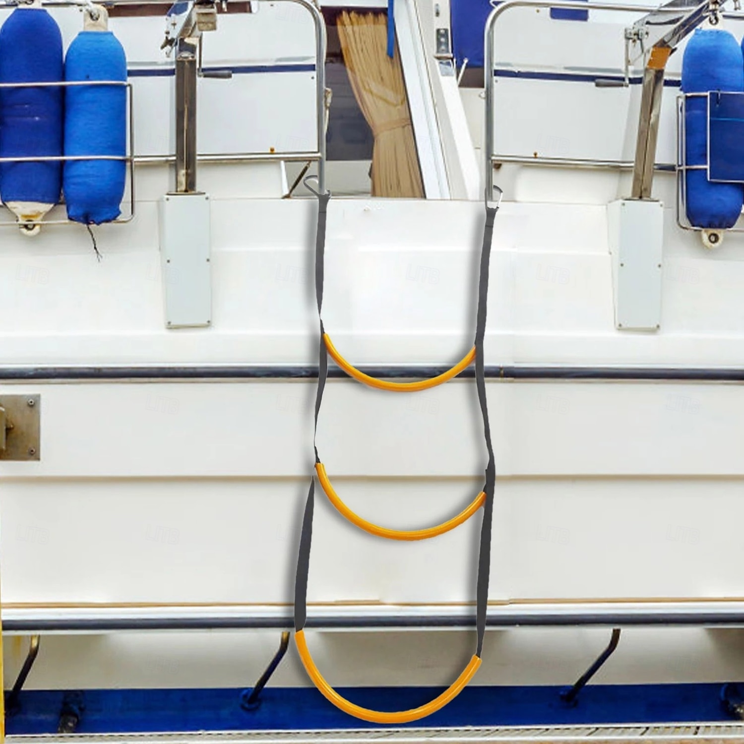 Detachable Rope Ladder For Lnflatable Boats,Jet Skis, Cruise, Assist Boat Folding Ladder 2026 - $29.99 –P3