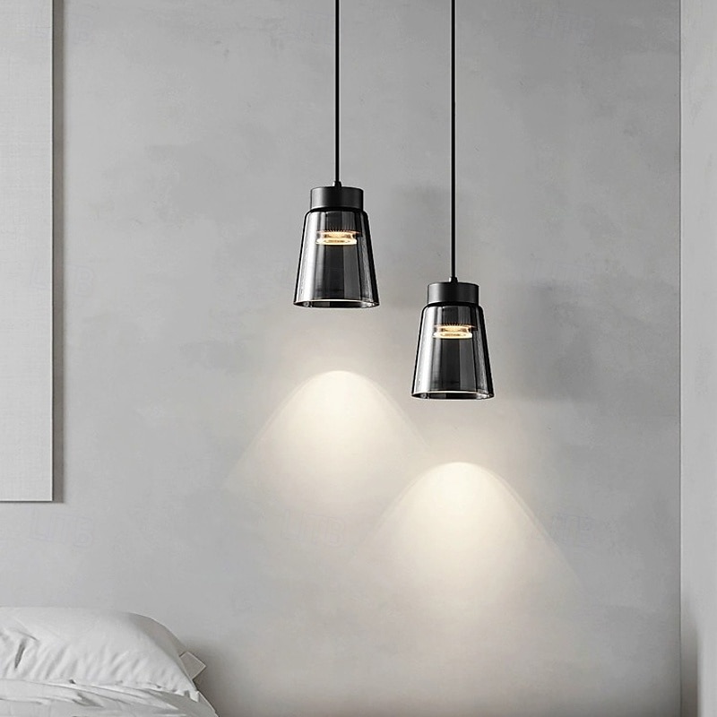 Lampadari a sospensione a LED, lampade a sospensione per soffitto, lampade a sospensione in vetro e ottone, paralume, lampadari per sala da pranzo, decorazione di lusso per soggiorno 110-240 V del 2025 a $190.99 –P1