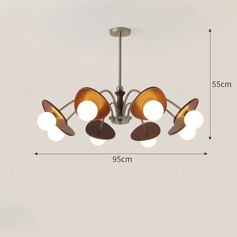 Lampadario a sospensione a LED con 3/6/8 teste, lampadario Firefly, illuminazione a sospensione a LED, lampada da soffitto postmoderna, lampada a sospensione, lampadina inclusa, AC220V AC110V del 2025 a $499.99 –P5