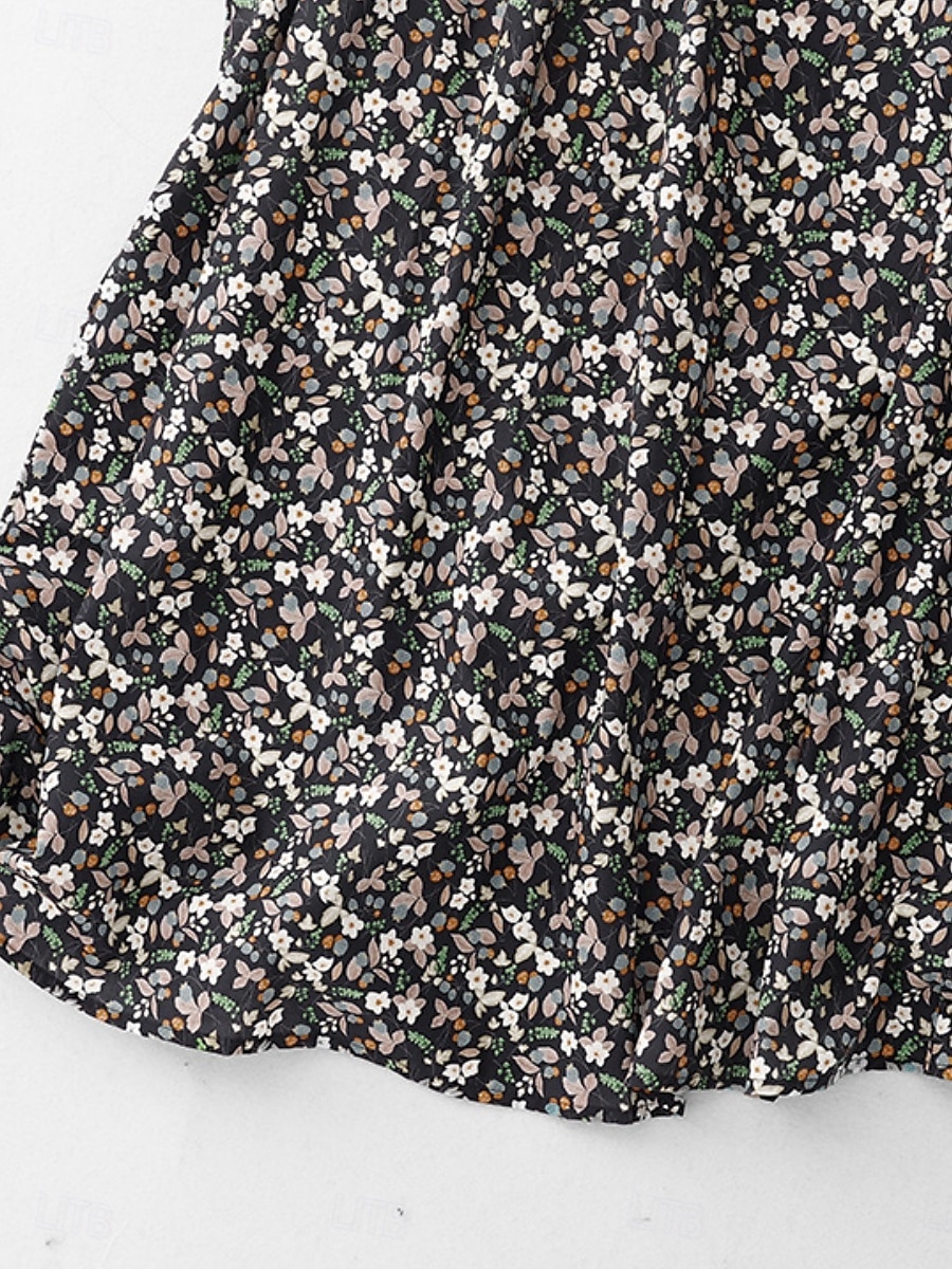 Women's Mini Dress Summer Dress Bodycon Dress Casual Daily Regular Fit Floral Graphic Sleeveless U Neck Black Beige Summer 2025 - $26.99 –P12