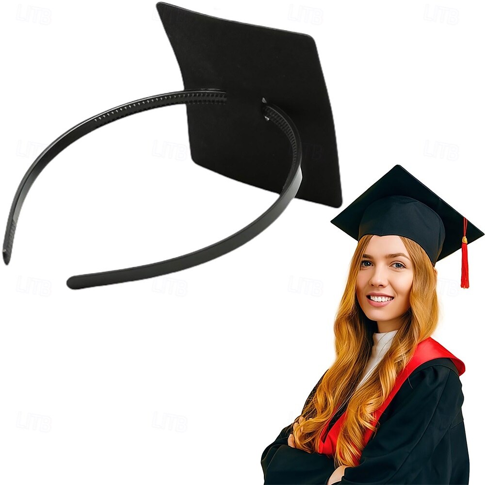 Graduation Cap Headband Insert Grad Caps Headband Insert Adjustable Secures Cap and Keeps Hairstyle Upgraded Interior Design Simple and Practical Anti Fall Hairband for Graduation 1 Pack 2025 - $5.49 –P1