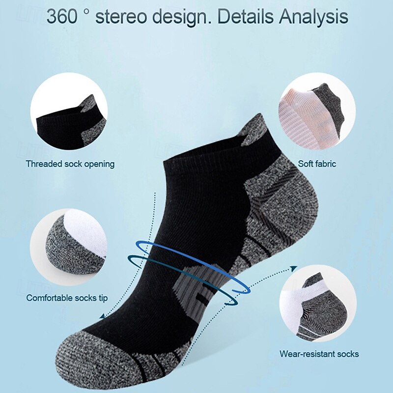Муж. Мульти пакеты Носки Носки для бега Повседневные носки Черный Белый Цвет Контрастных цветов Отпуск Для занятий спортом Повседневные Классический Средней плотности Весна Осень Мода На каждый день 2025 - $10.49 –P8