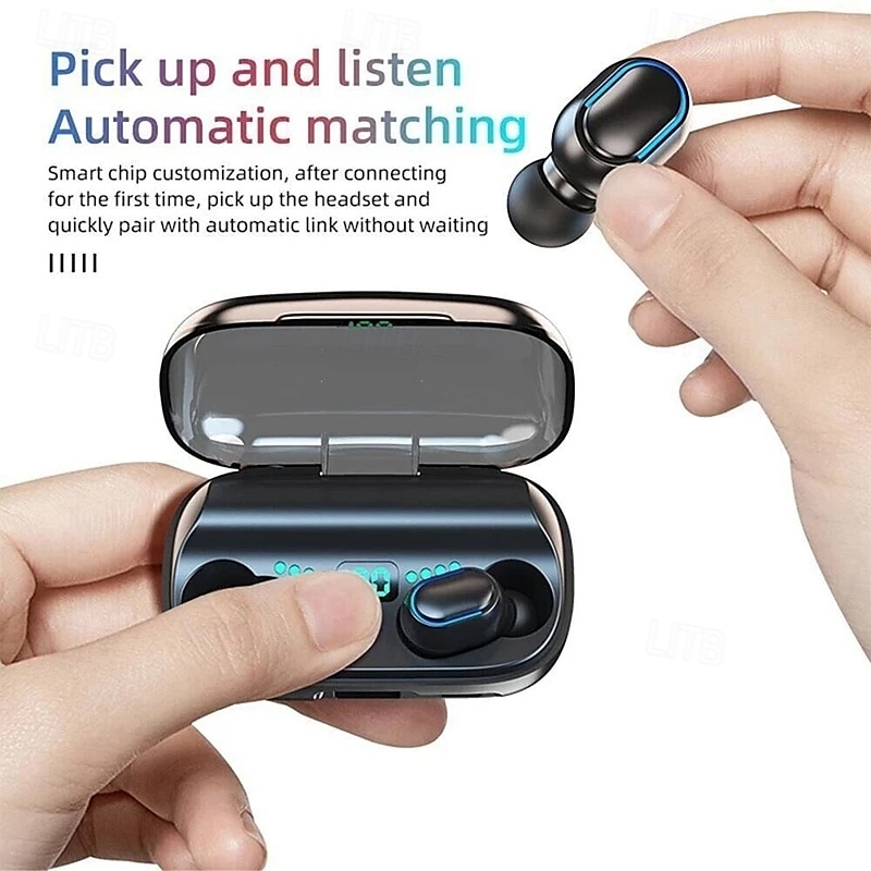 T11 TWS Wireless Earbuds In-Ear Bluetooth 5.0 Headphones – Low Latency Sports Gaming Earphones with Mic, LED Display, Charging Case 2025 - $23.99 –P7