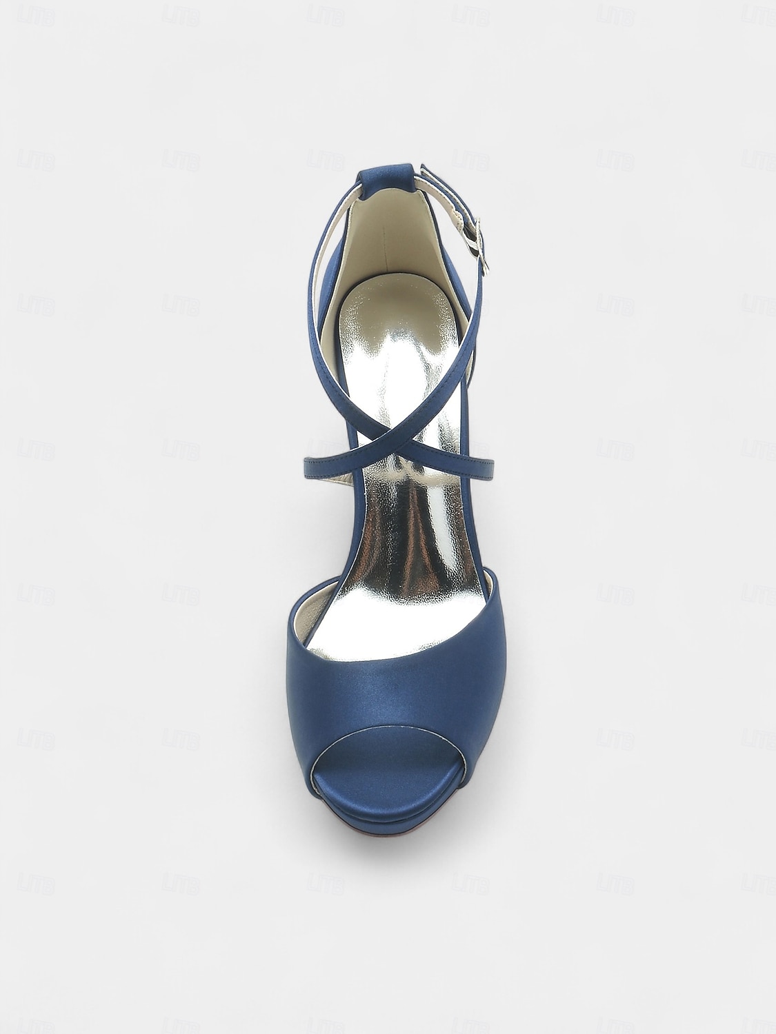 női elefántcsont színű szatén slingback magassarkú nyitott orrú és tűsarkú cipőkkel - elegáns koktélparti cipők különleges alkalmakra 2025 - $59.99 –P5