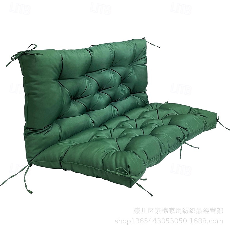 Almofada de assento de balanço grossa para balanço externo, almofadas de reposição para balanço de varanda de 2 ou 3 lugares, verde de 2025 por $53.99 –P3