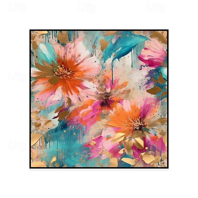 Handmade Oil Painting Canvas Wall Art Decoration Modern Abstract Flowers for Home Decor Stretched Frame Hanging Painting/Rolled Frameless Unstretched Painting 2025 - $54.99 –P1