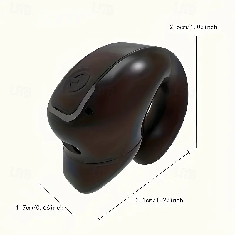 Clip-on Wireless Headset With Noise Cancellation Phone Control Rechargeable Lithium Polymer Battery Comfortable Headset Design For Sports Camping And Panoramic Audio 2025 - $17.99 –P7