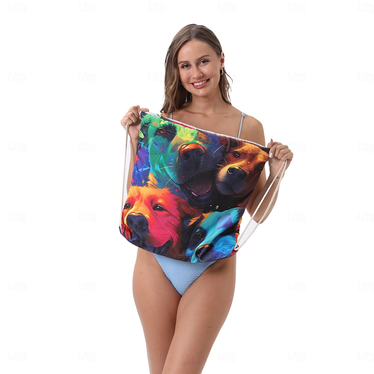 Serviettes de piscine à séchage rapide, serviettes de plage absorbantes 2 en 1, serviettes de camping pliables dans un sac de rangement, pliables, pour piscine, salle de bain, camping de 2025 ? $12.49 –P8